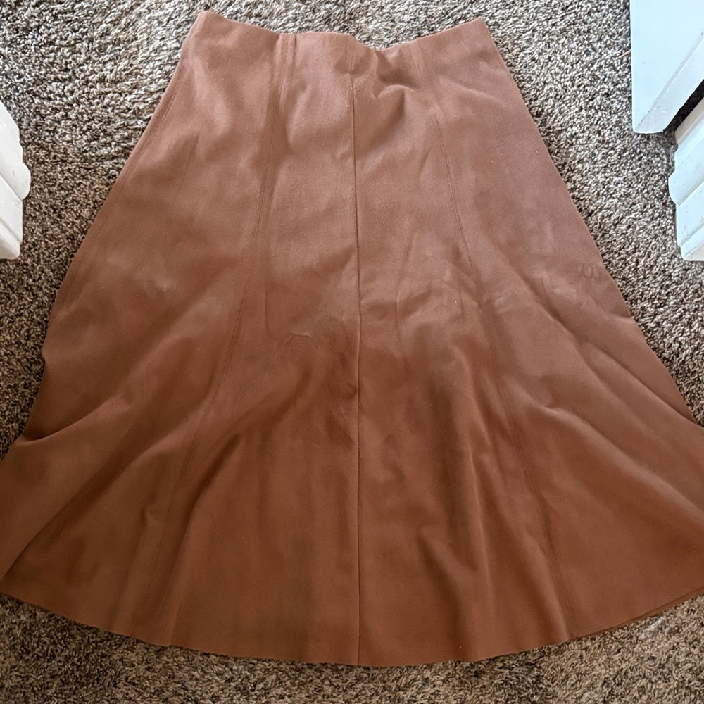 ANTONIO MELANI Tan A-Line Skirt